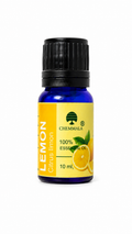 Chemmala 100% Pure Lemon Essential Oil 10ml | Steam Distilled Citrus limon Oil for Aromatherapy, Diffuser, Massage, Skin & Hair Care