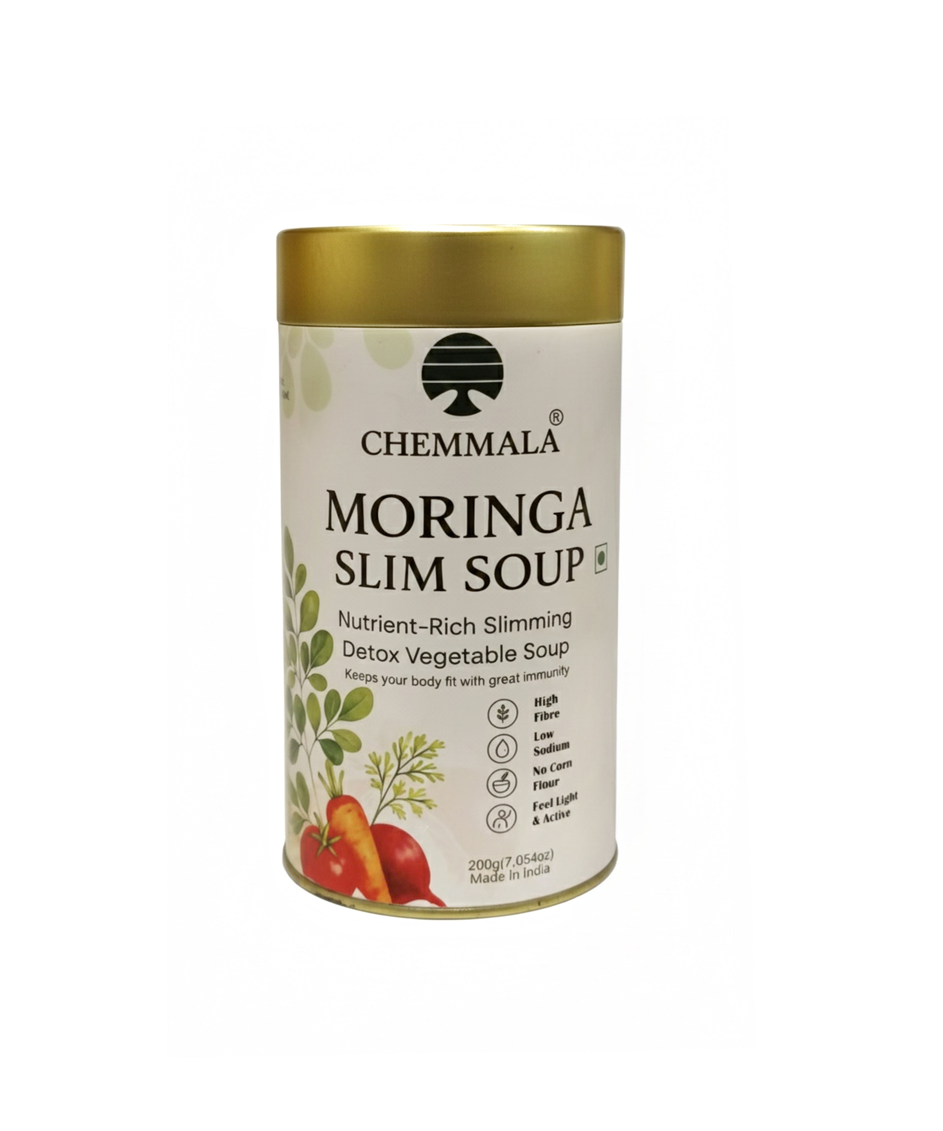 Chemmala Moringa Herbal Soup Mix | Nutrient-Rich Vegetable Soup | High Fibre | Light & Healthy | 200g