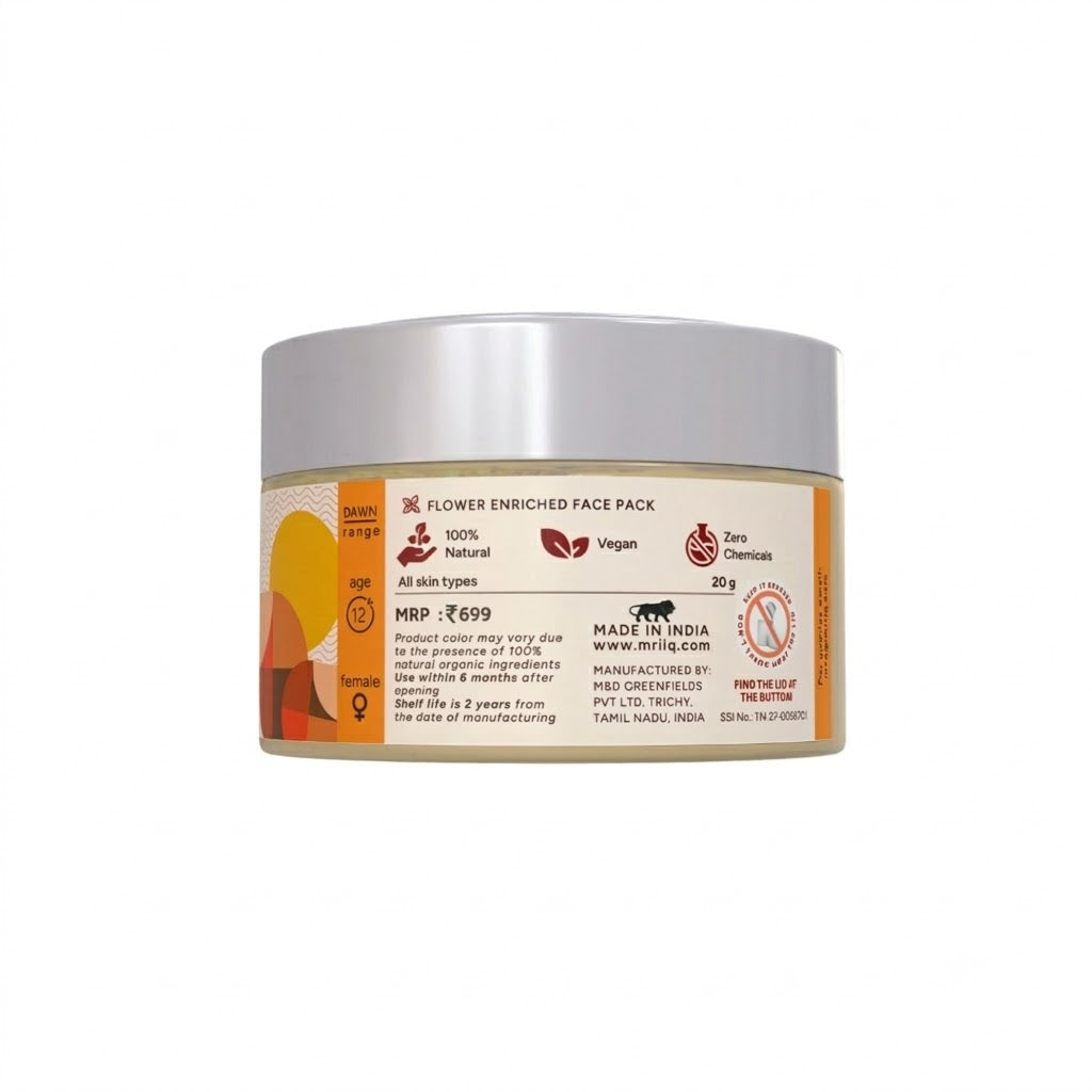 MrilQ Dawn Face Wash | Cleansing & Hydration | Glow Enhancing | De-tan |Daily Use | Normal to Dry skin