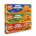 PKP Millet Cookies Combo | Ragi, Jowar & Chocolate Millet Butter Cookies | Sweetened with Jaggery | No Maida Healthy Cookies | 360g (Pack of 3)
