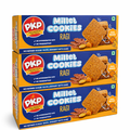 PKP Ragi Millet Butter Cookies | Sweetened with Jaggery | Baked with Butter & Desi Ghee | No Maida Healthy Cookies | 360g (Pack of 3)