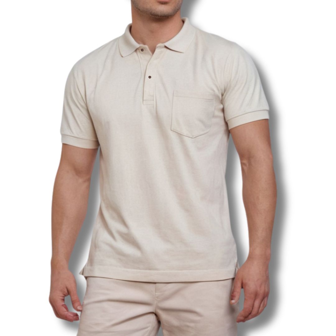 Eco-Life Men's Organic Toxic free Polo T-shirt