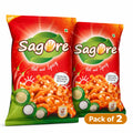 SAGORE – Hot and Spicy | Healthy & Tasty | No Preservatives | Millet Namkeen | Indian Snack| Tea time snacks |200gx2.