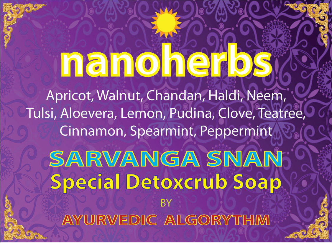 Nanoherbs SARVANGA SNAN Special Detoxscrub Soap Buy 2 Get 1 FREE