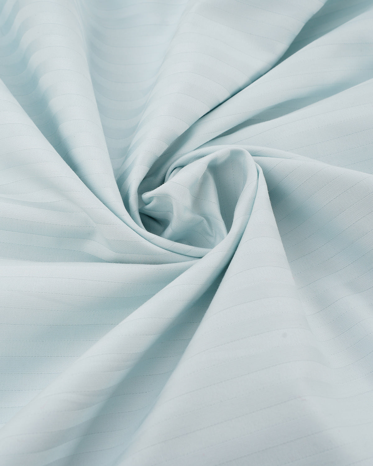 Swaas 100% Pure Cotton 6MM Stripes Blue Mist Bedsheet Set - hfnl!fe