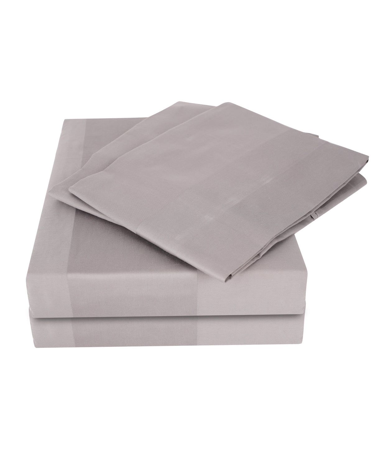 Swaas 100% Pure Cotton 10cm Stripes Graphite Bedsheet Set - hfnl!fe