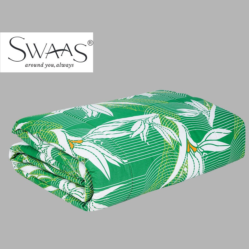 Swaas 100% Pure Cotton Tropical Treasure Reversible Quilt - hfnl!fe