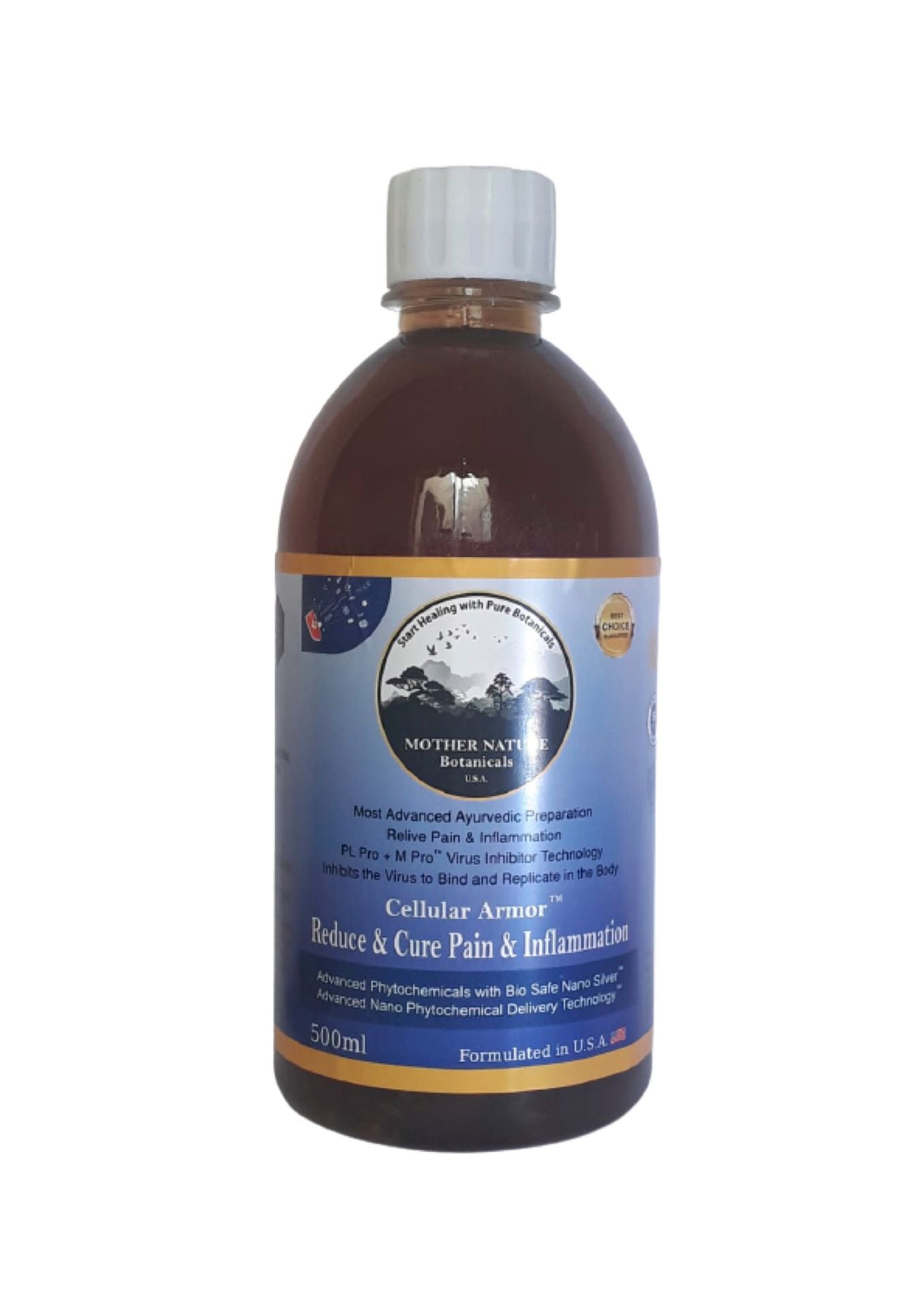 Mother Nature Botanicals Reduce & Cure, Pain & Inflammation - hfnl!fe
