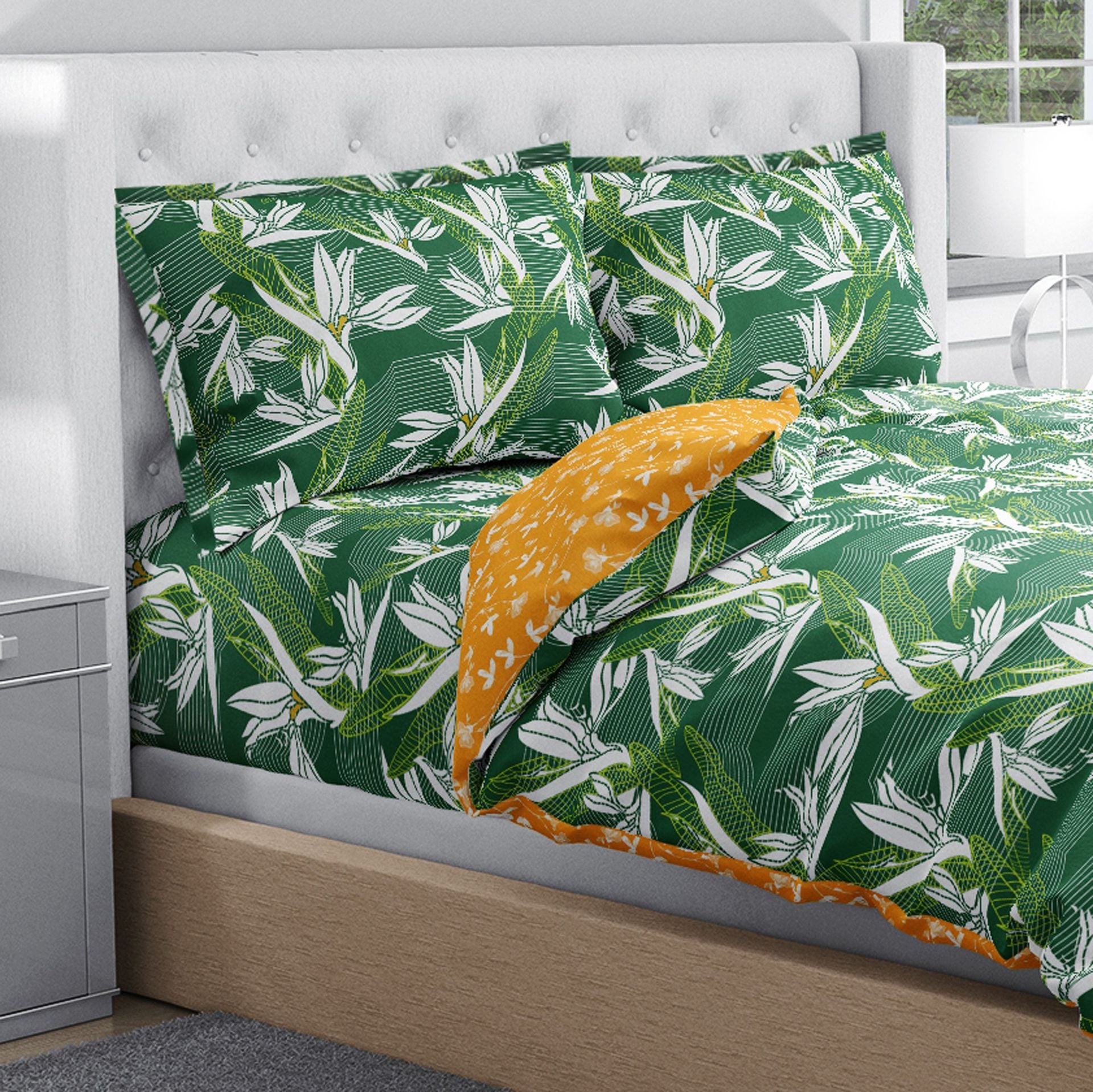 Swaas 100% Pure Cotton Tropical Treasure Pillow Covers - hfnl!fe