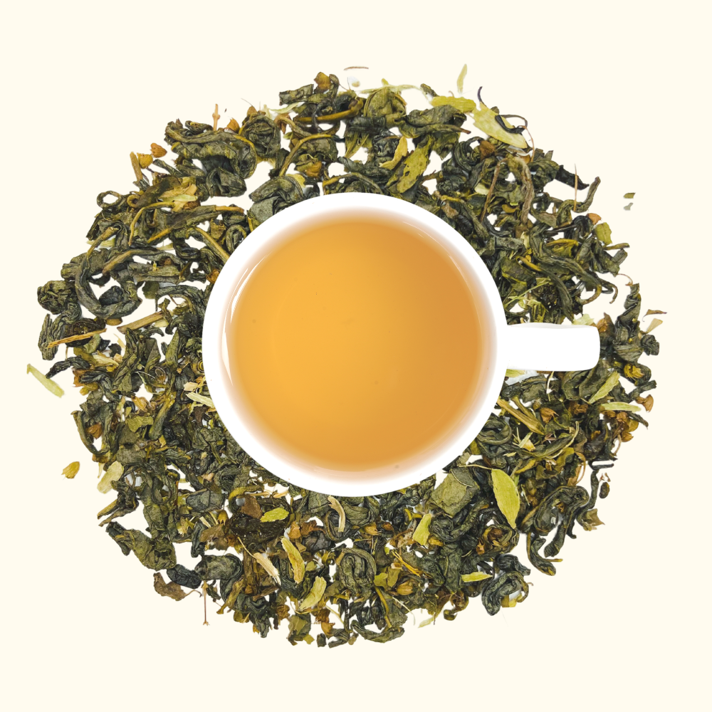 Tulsi Elaichi Green Tea - 75g Loose Leaf - hfnl!fe