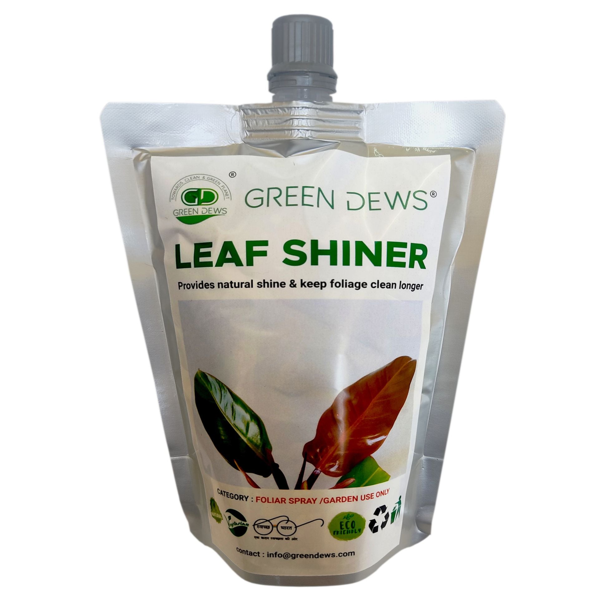 Green Dews Leaf Shine Spray For Plants Shiny Glossy Leaves Leaf Shiner Leaf Glow Shines Foliage Organic Liquid No Oil Content - hfnl!fe
