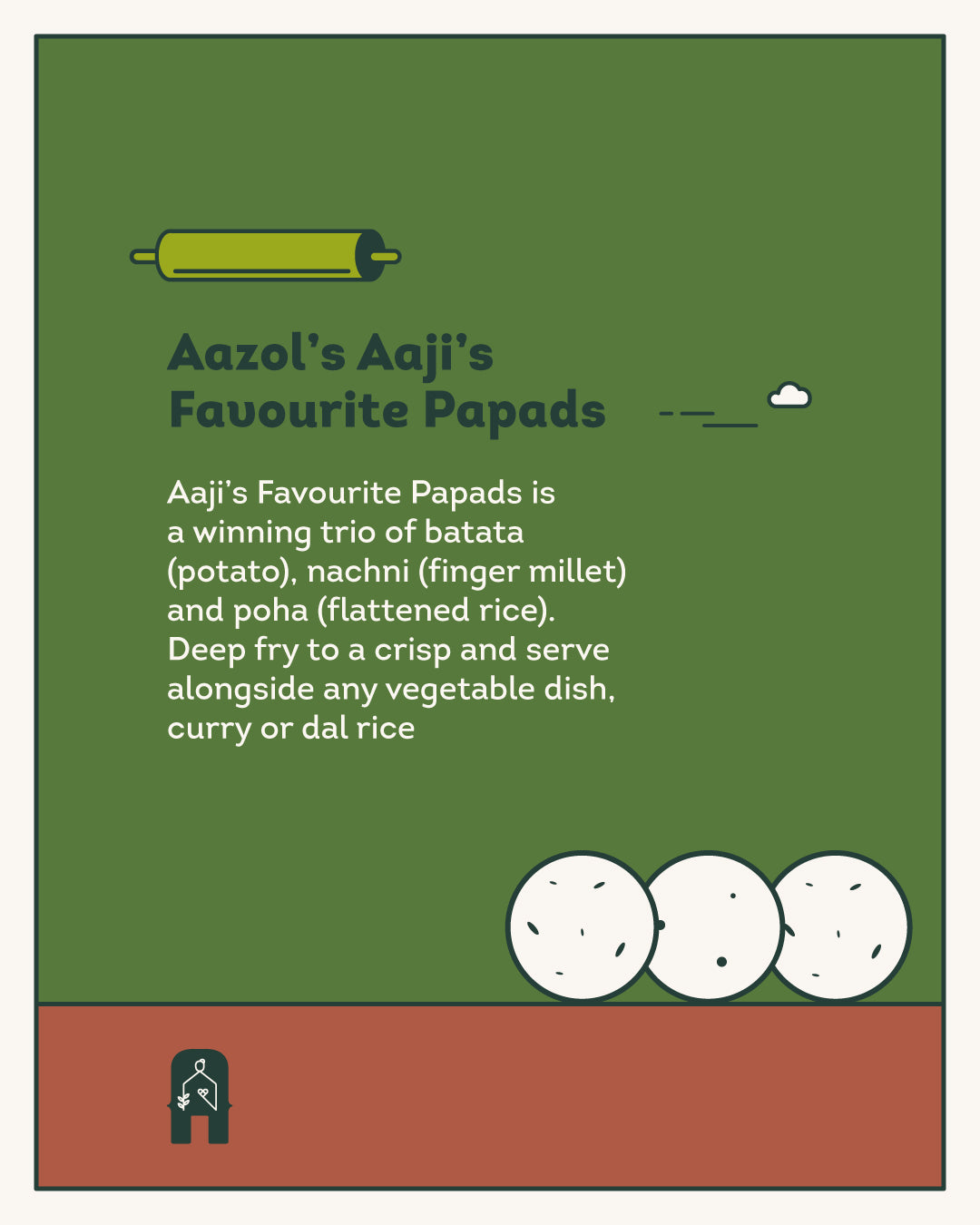 Aazol Aaji's Favourite Papads: Batata | Nachni | Poha - 400g - hfnl!fe