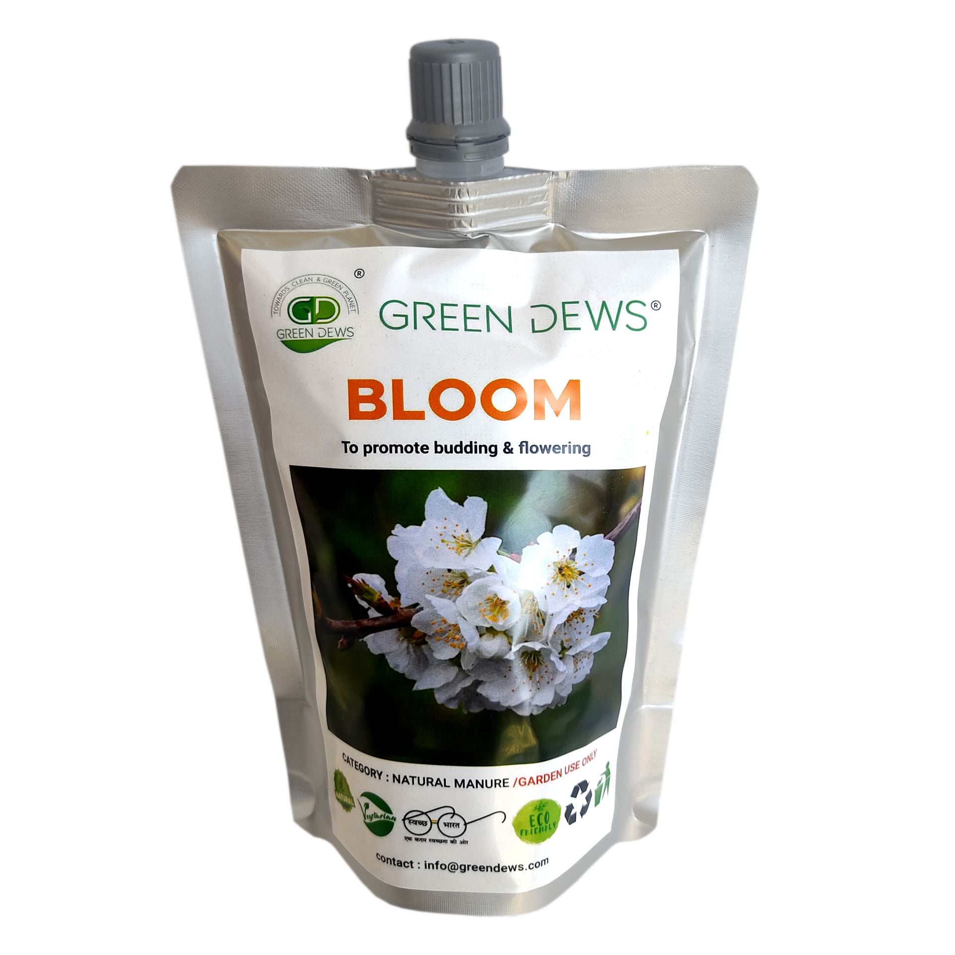 Green Dews Bloom Organic Flower Booster Fertilizer for Budding Blooming Flowering Organic Fertilizers - hfnl!fe