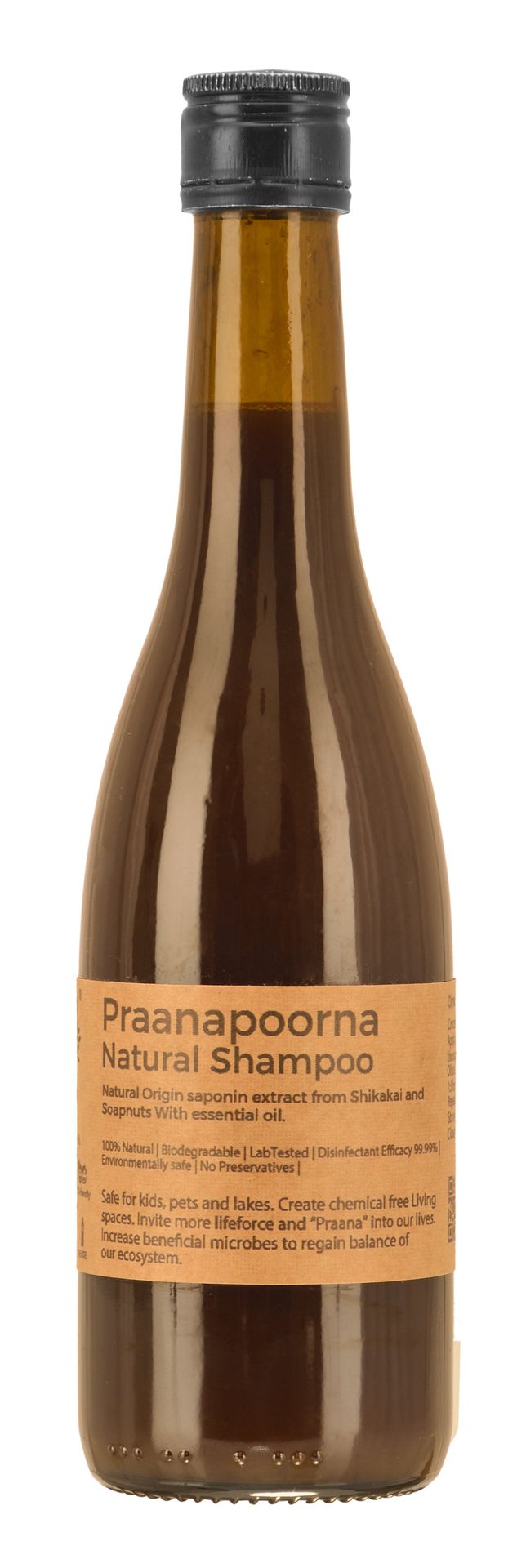 PraanaPoorna Natural Shampoo - Concentrate 350ML - hfnl!fe