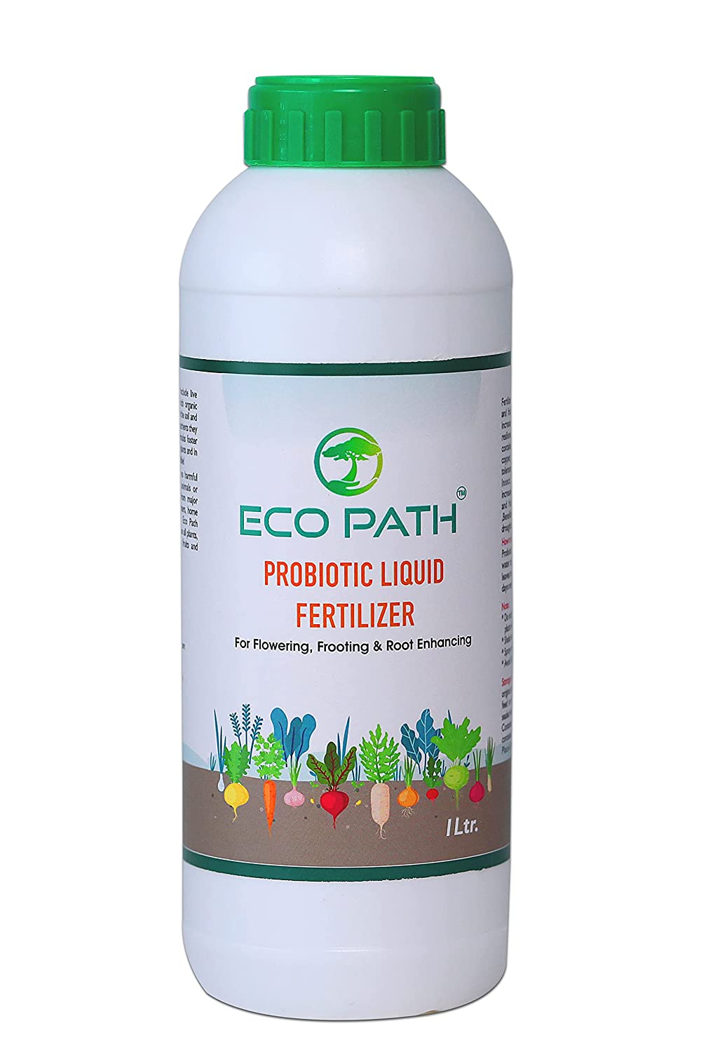 Eco Path - Probiotic Organic Fertilizer for Flowering, Fruiting & Root Enhancing with Measuring cup - hfnl!fe
