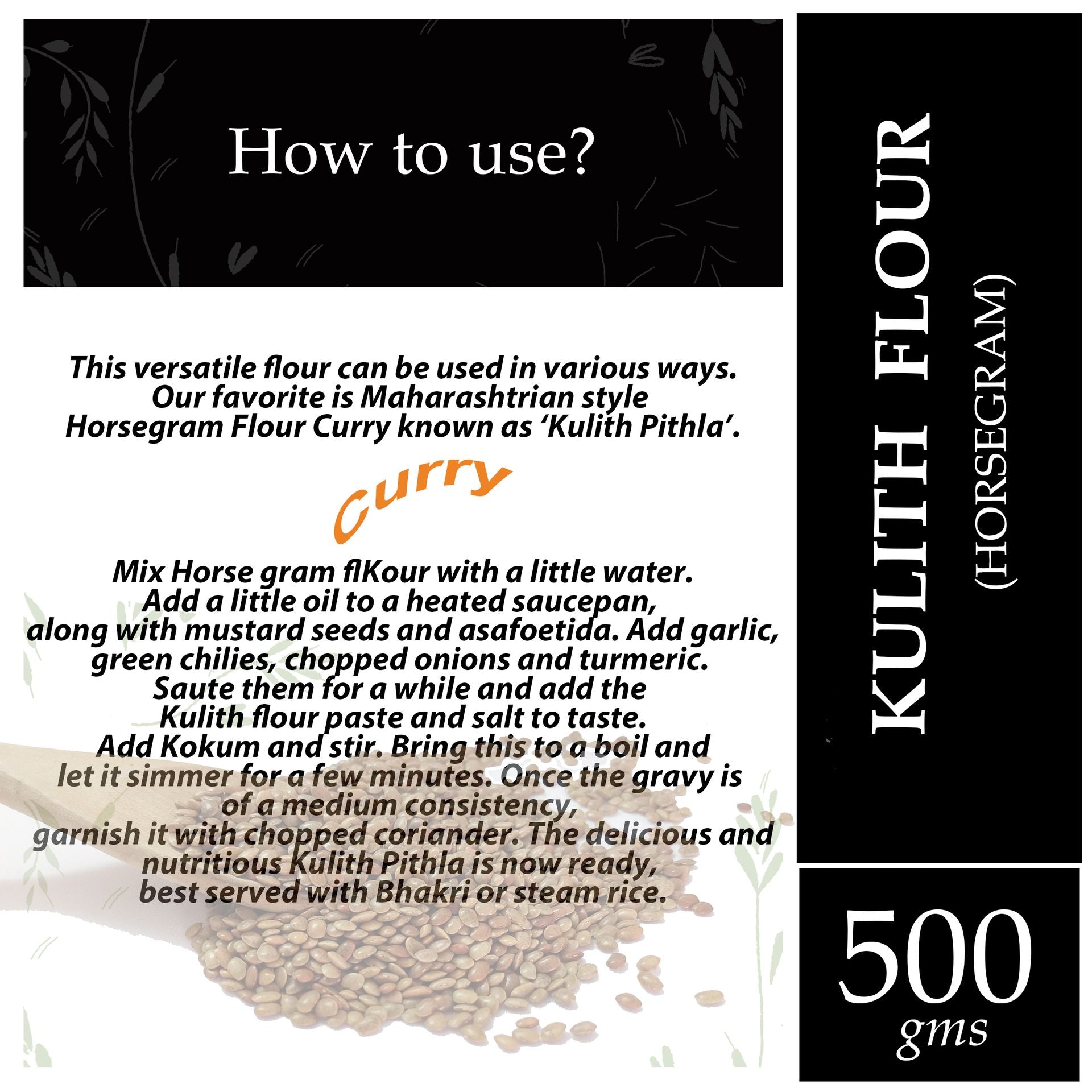 Curryfeast Kulith Flour / Horsegram Flour / 1Kg / INR 300… - hfnl!fe