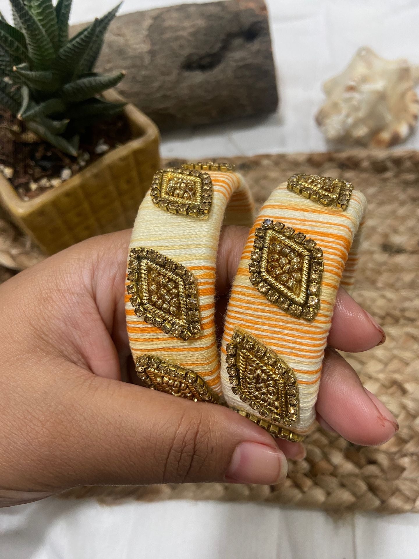 Laadli Jewellery Resham Bangles - Handmade