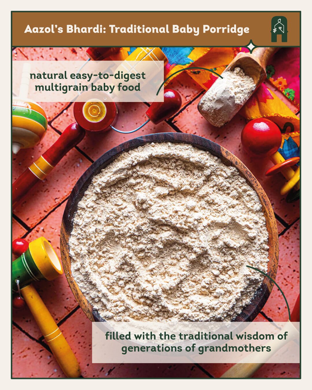 Aazol Bhardi: Traditional Healthy Porridge - 250g - hfnl!fe
