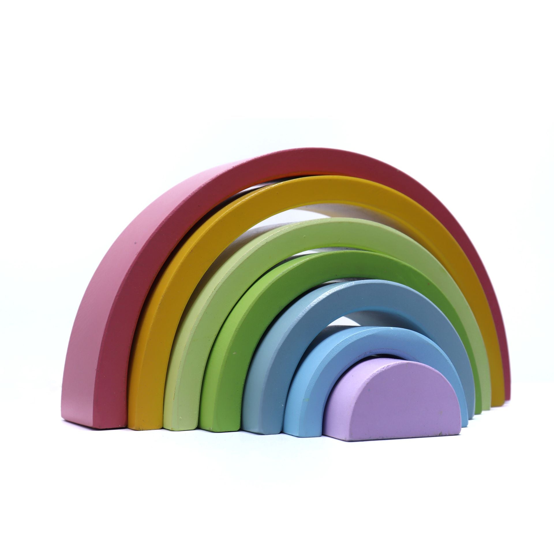 Kindora Waldorf Inspired Rainbow Stacker Pastel