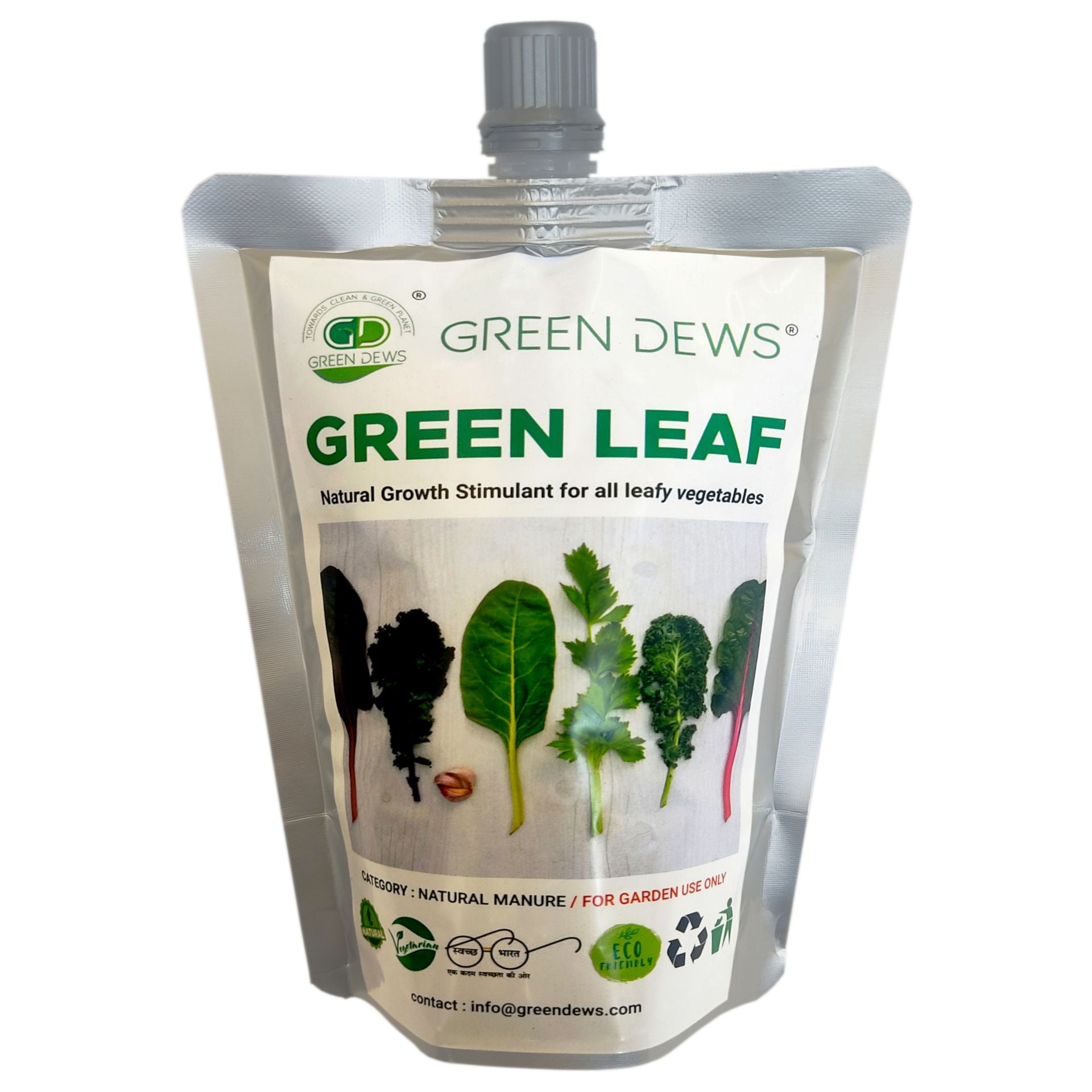 Green Dews Natural Organic Fertilizer for All Leafy green Vegetables plants Indoor and Outdoor Gardening - hfnl!fe