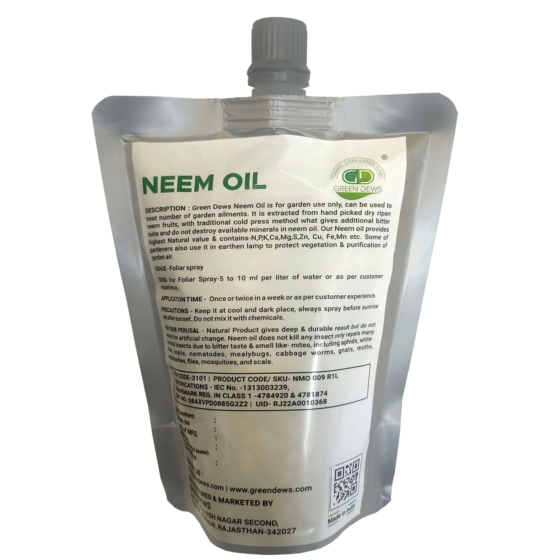 GreenDews Neem Oil - hfnl!fe