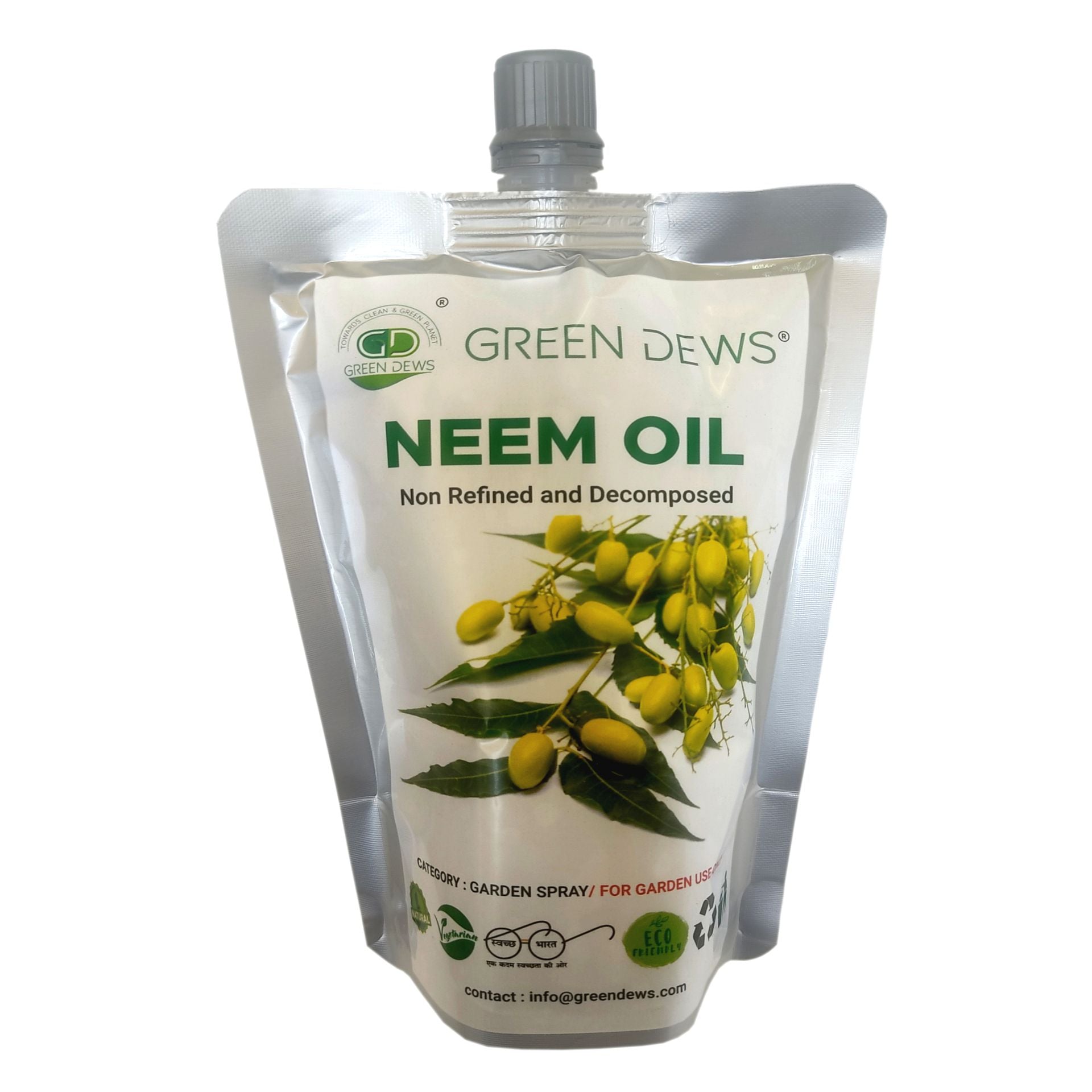 GREEN DEWS NEEM OIL 250 ML FOR GARDEN USE ONLY - hfnl!fe