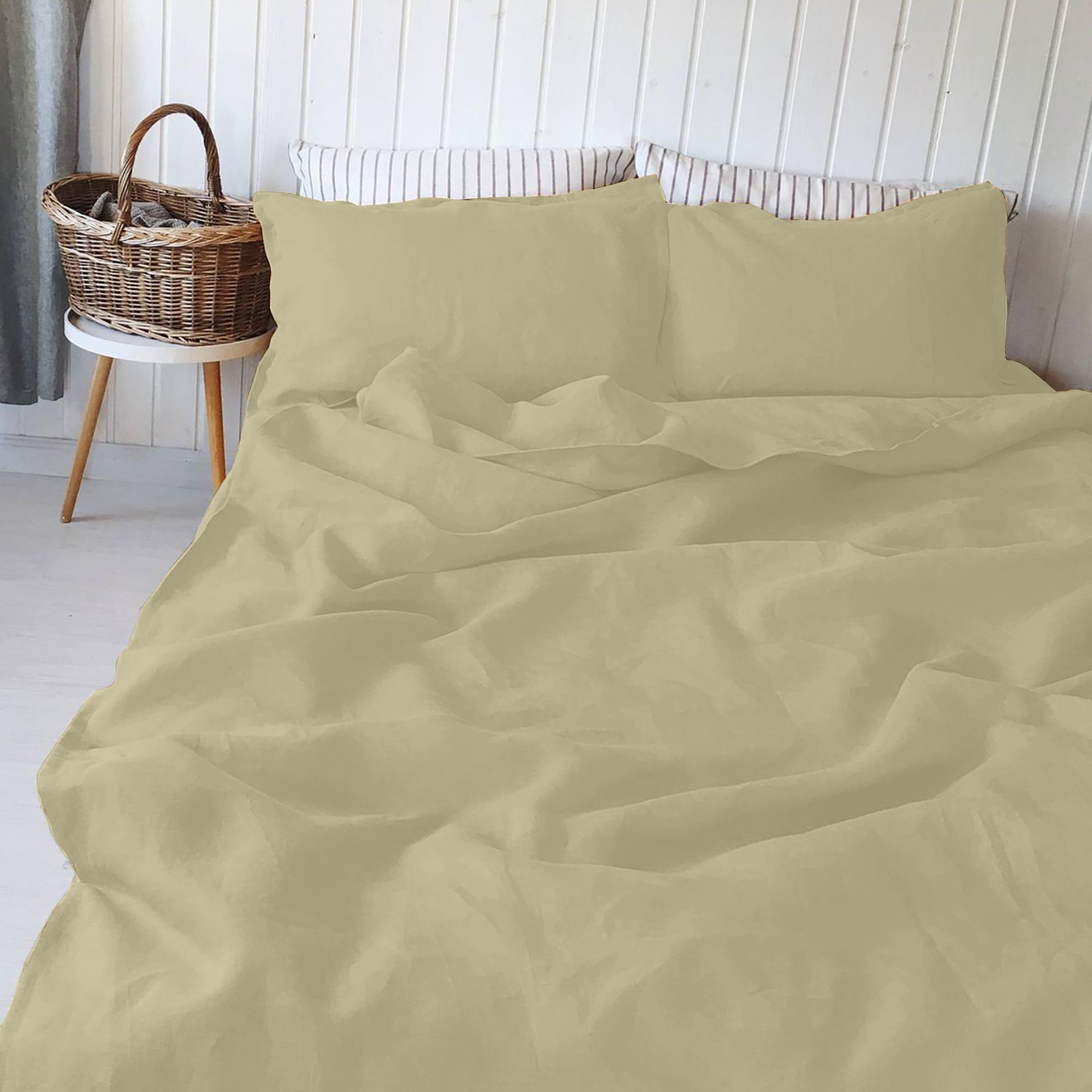 Swaas 100% Pure Linen New Natural Luxury Bedsheet Set - hfnl!fe