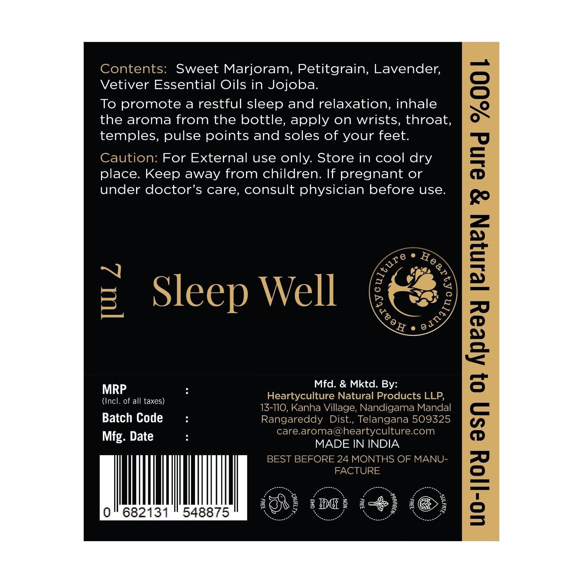 Heartyculture Sleep Well Roll-on - 7 ml - hfnl!fe
