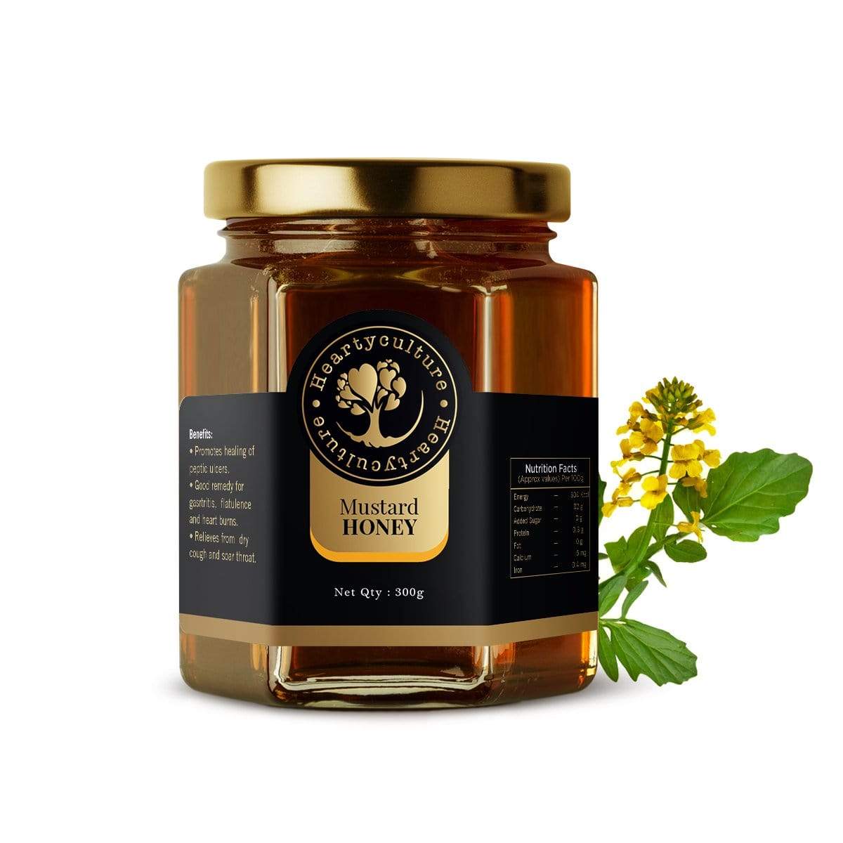 Heartyculture Mustard Honey - 300 G - hfnl!fe