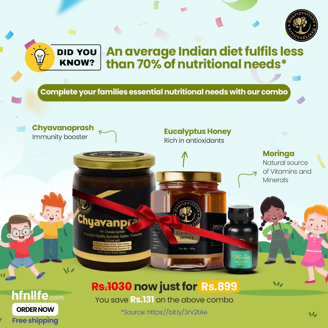 Heartyculture's Essential Nutritional Needs Combo - For your children and the child in you - hfnl!fe