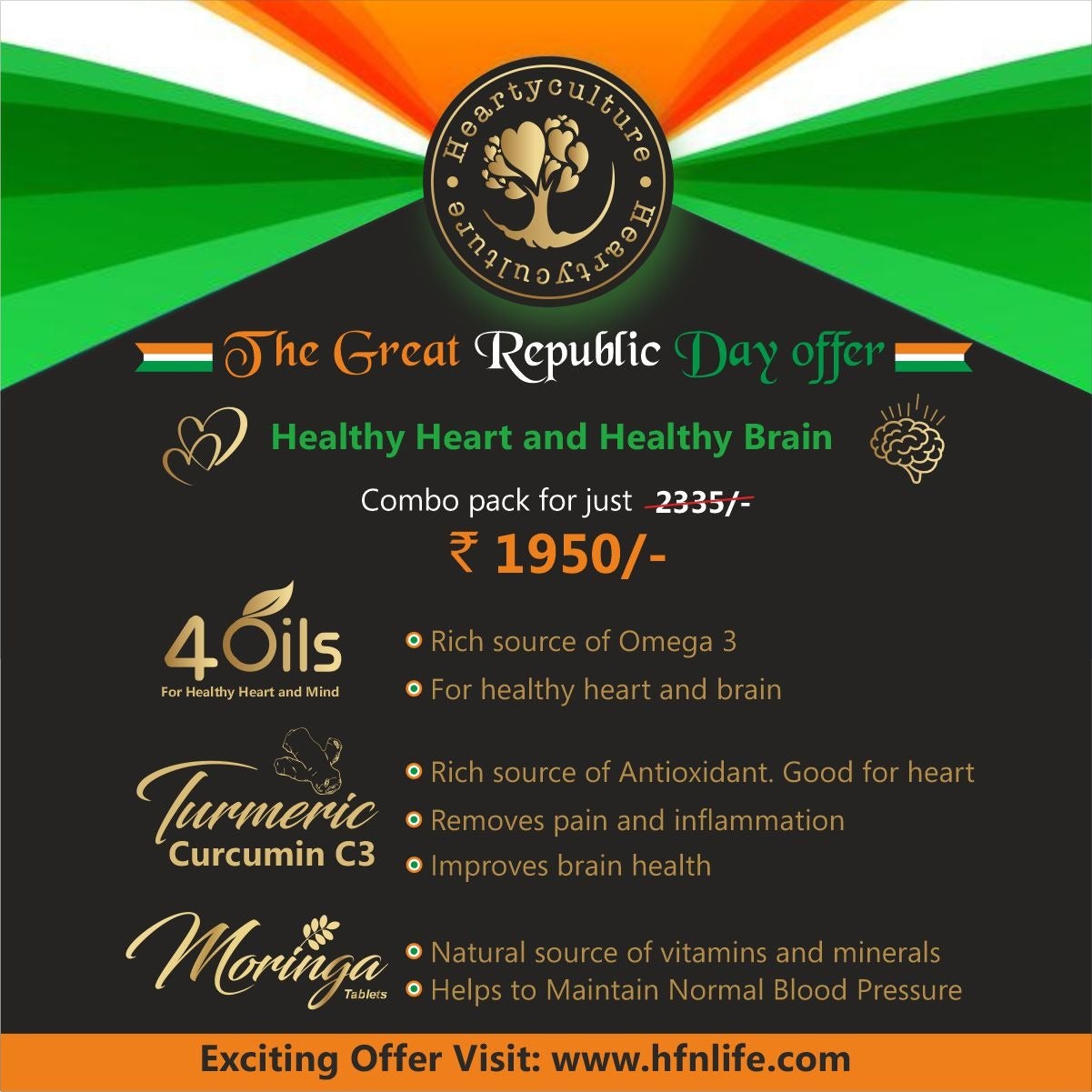 Heartyculture Combo Offer-Republic Day Special - hfnl!fe