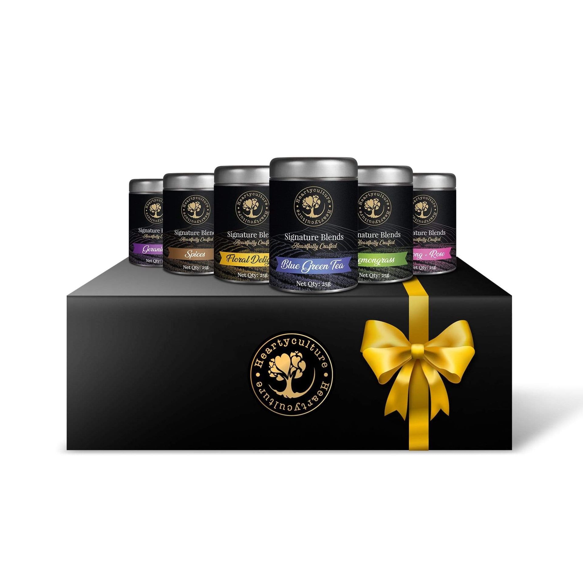 Heartyculture Signature Tea Blends - Six in One Box - hfnl!fe