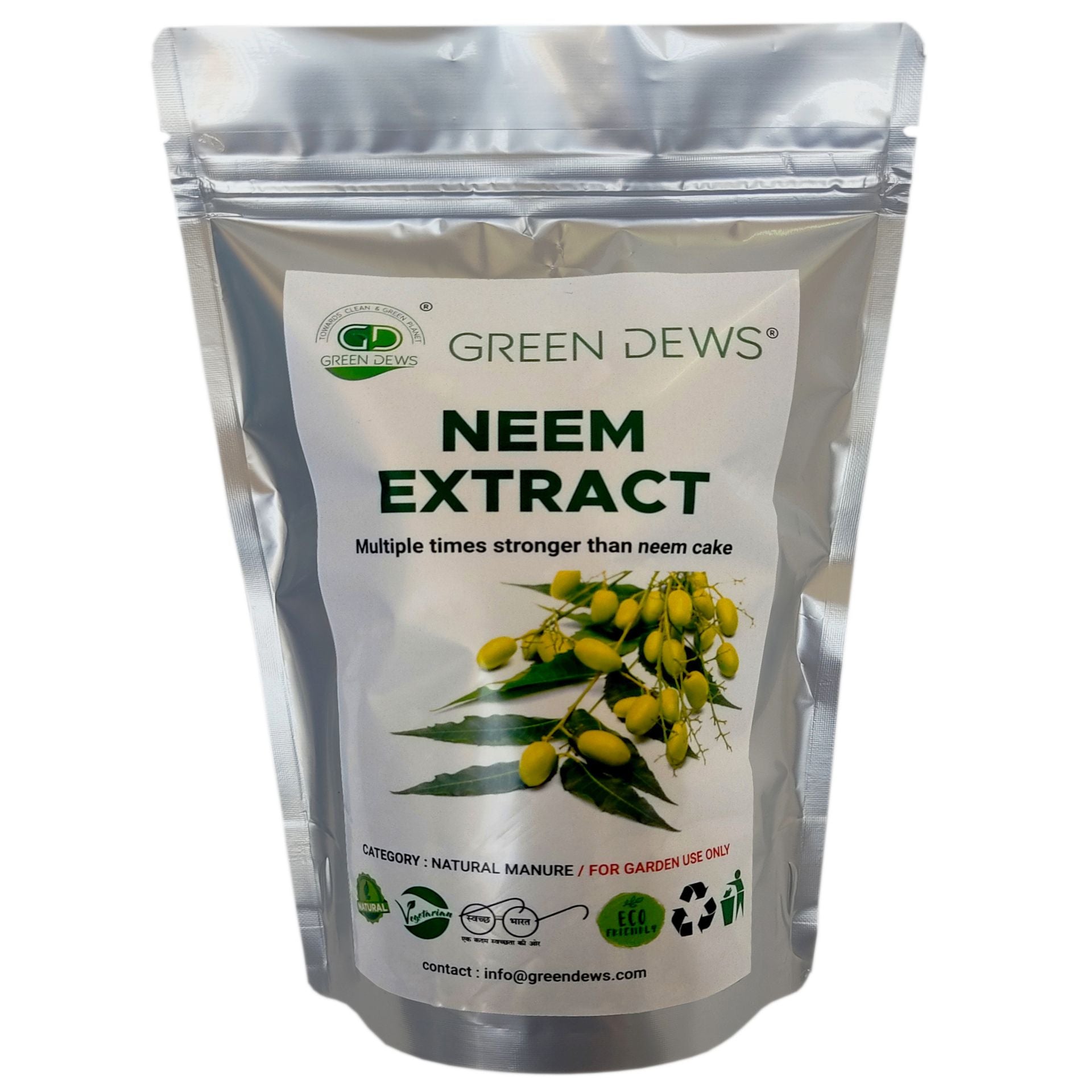 Green Dews Neem Extract Fertilizer Multi Times Stronger Than Neem Cake Organic Fertilizers for Plant Growth - hfnl!fe