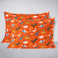Swaas Jurassic Park 100% Cotton Antimicrobial Kids Pillow Covers
