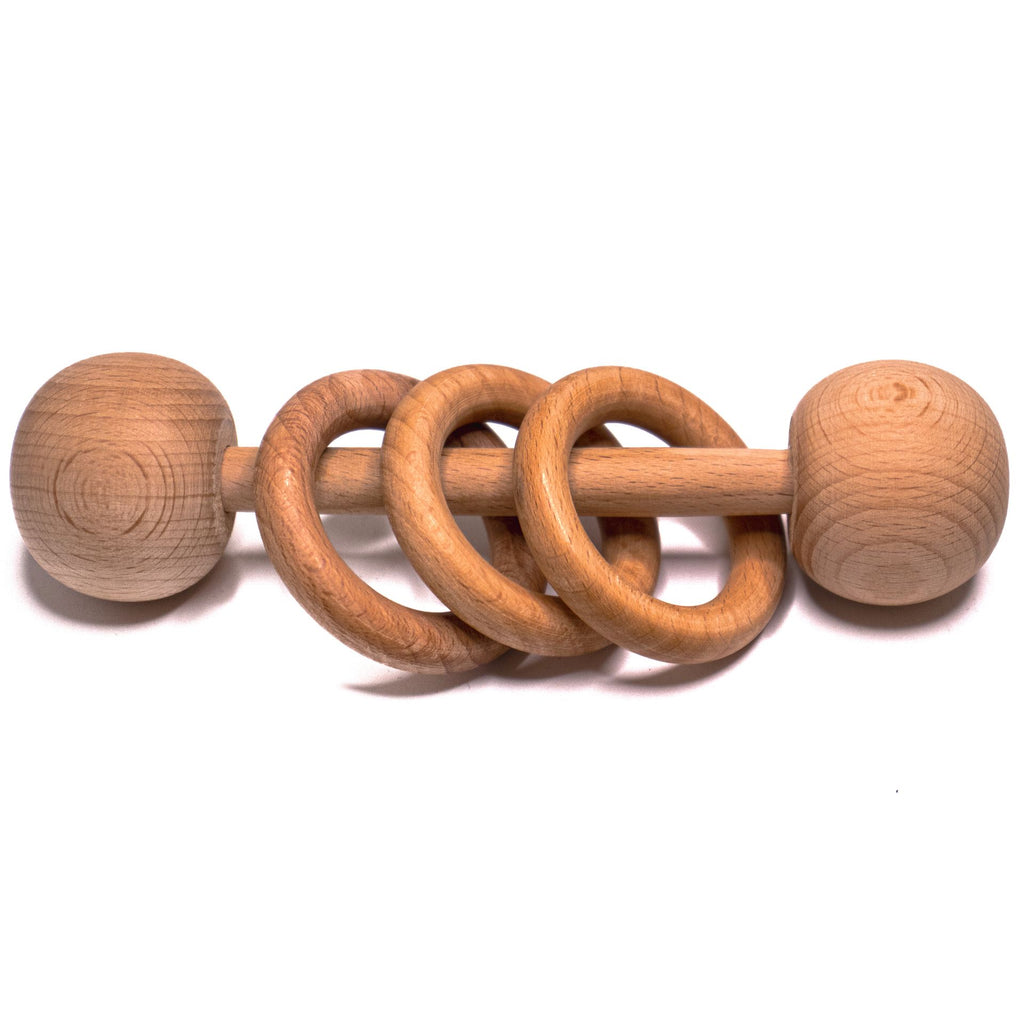 Kindora Wooden Baby Rattle