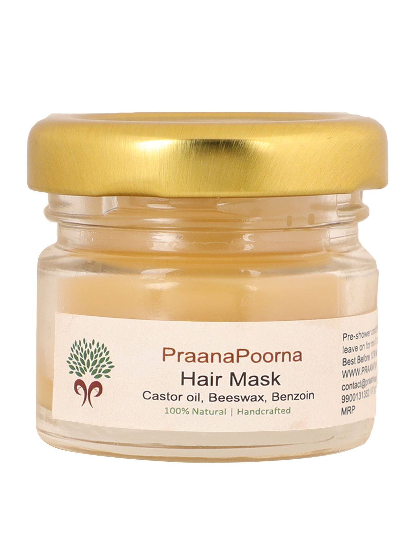 Praanapoorna Hair Mask - Castor oil - hfnl!fe