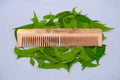 Chemmala Neem Wood Comb – Anti-Dandruff, Anti-Static, Gentle Scalp Care | Handmade Herbal Hair Comb