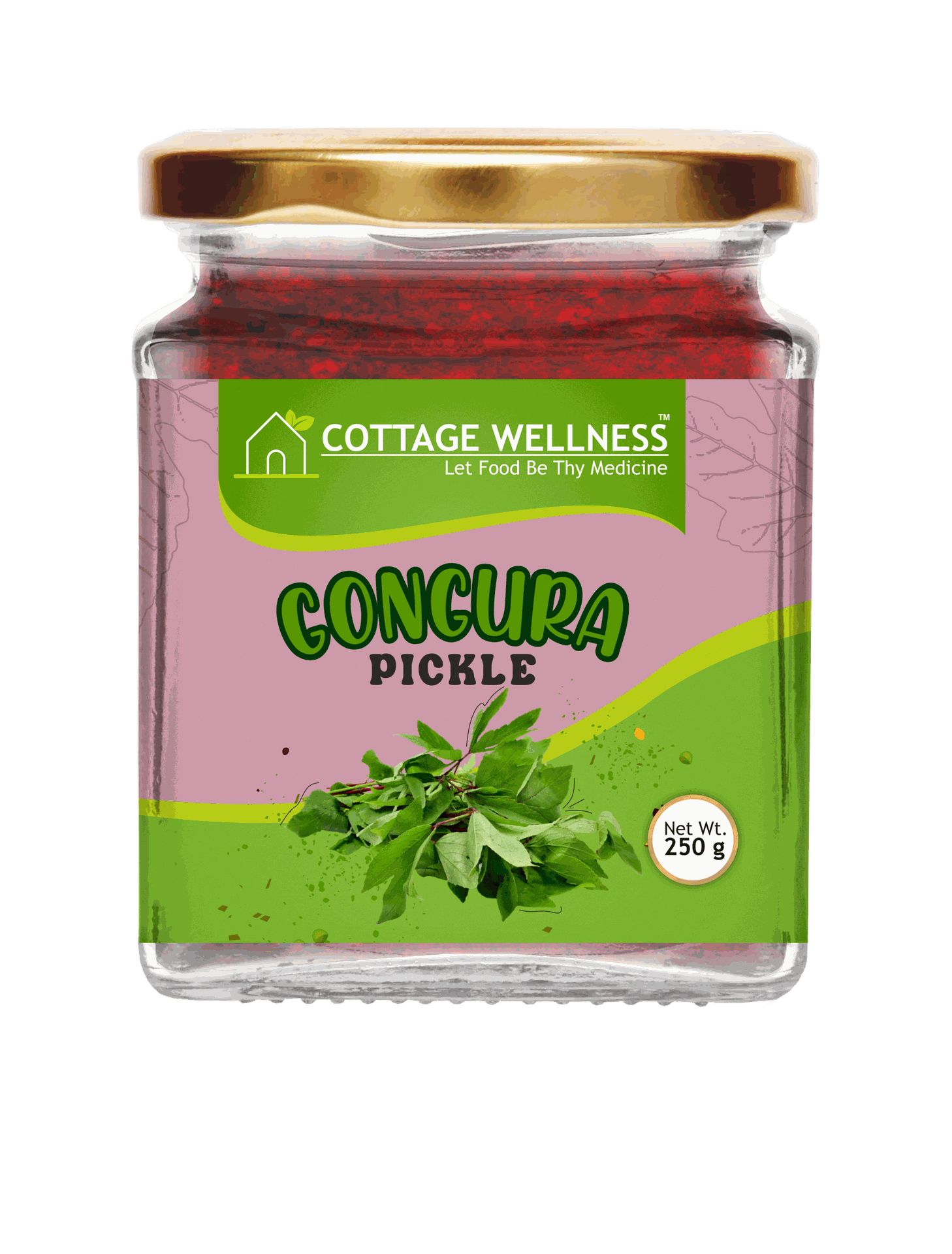Cottage Wellness Home Made Gongura Pickle 250 gm - hfnl!fe