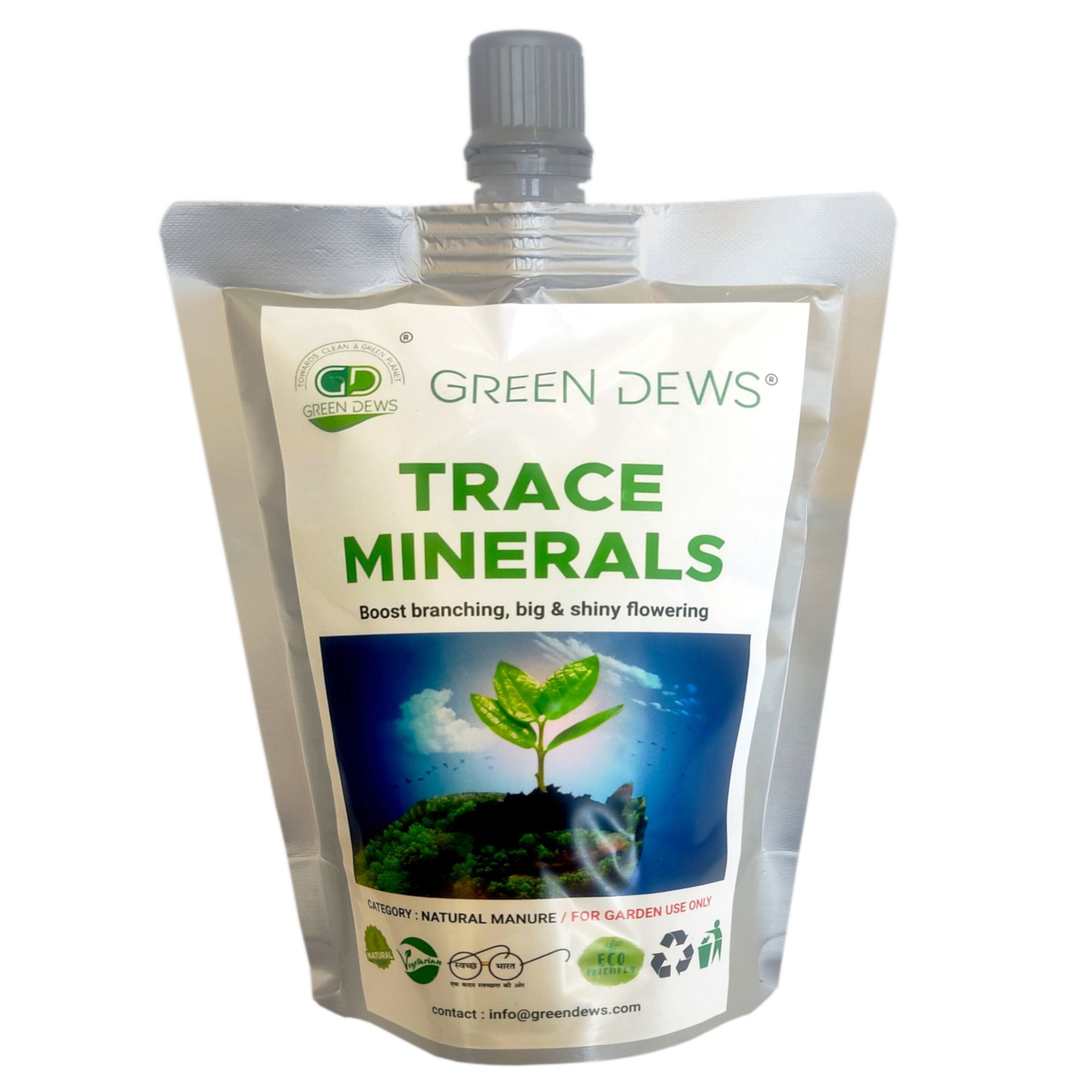 Green Dews Micro Nutrients for plants Fertilizer Liquid Organic Hygienic Odor Free diluted Trace Minerals For Home Balcony Terrace Garden - hfnl!fe