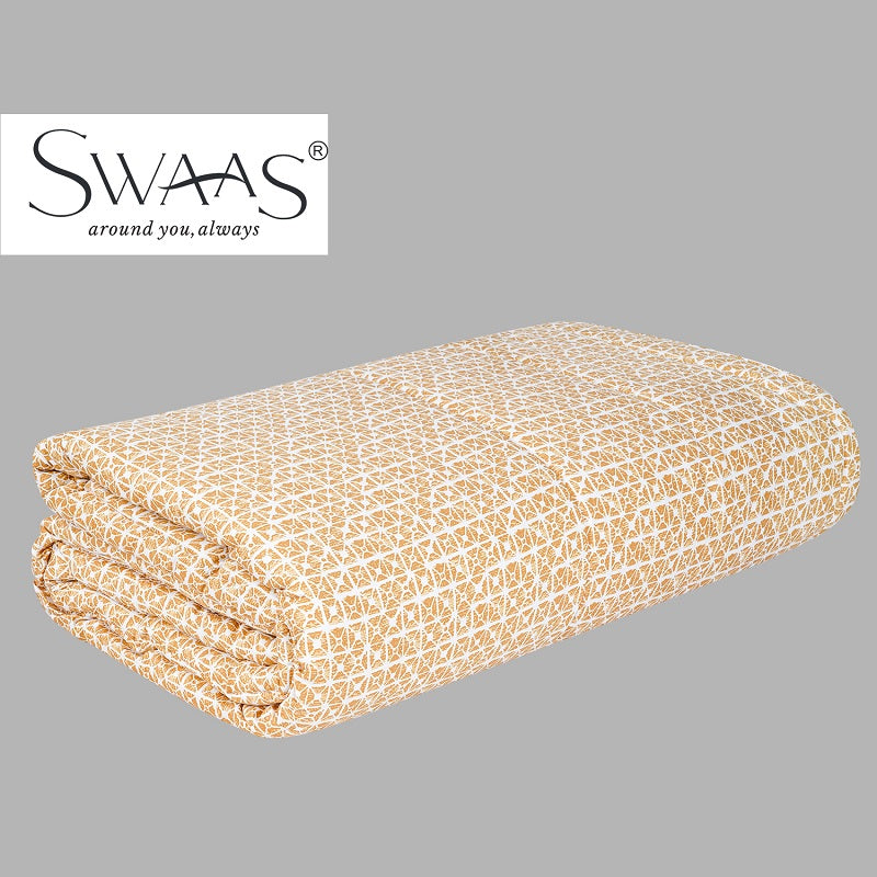 Swaas Antimicrobial 100% Cotton Majestic Grid Quilt - hfnl!fe