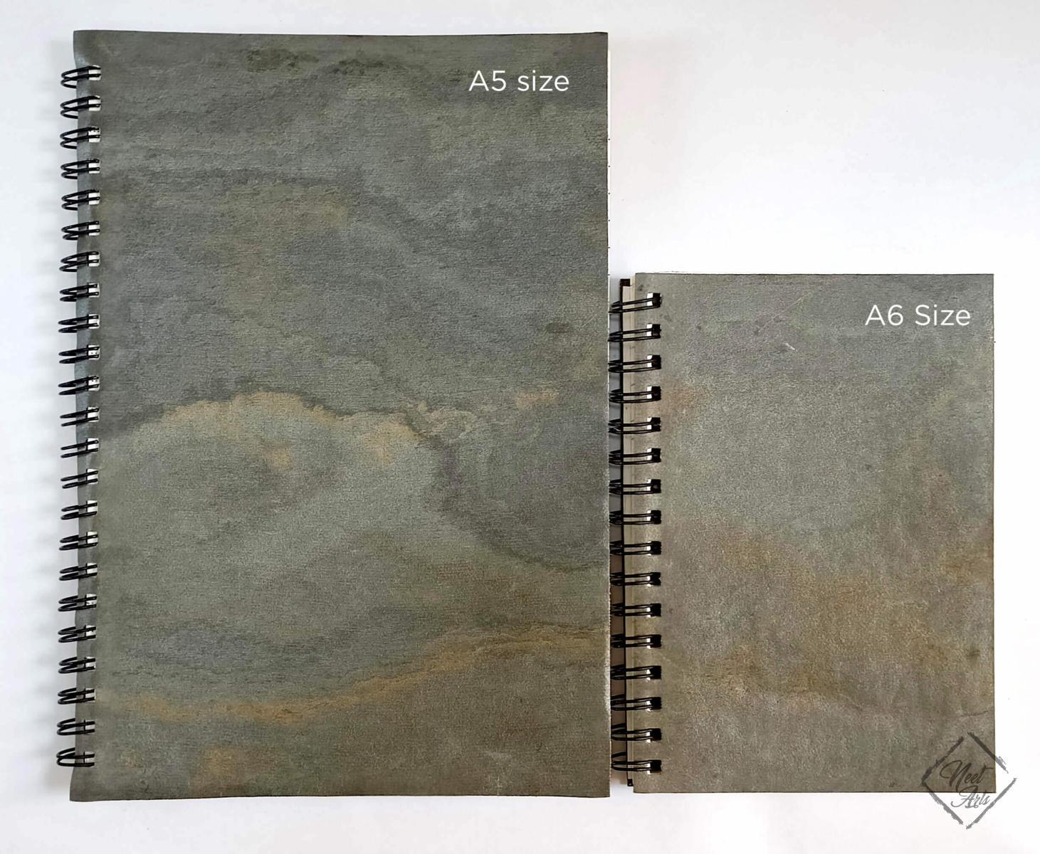 Neet Arts Multi Gold Slate Stone Veneer Sheet Hard Bound Diary - A5 - hfnl!fe