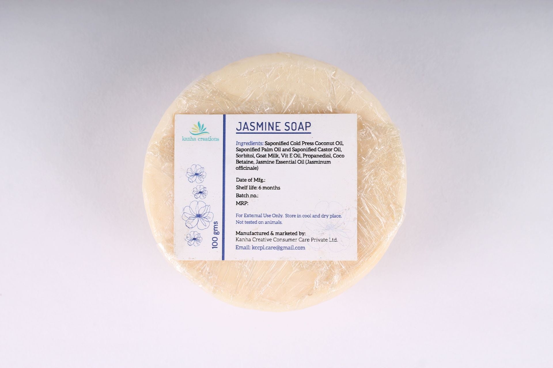 Kanha Creation Jasmine Hand Made Soap - hfnl!fe