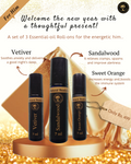 Heartyculture Gentleman's Gift Pack - Essential Oils Rolls-ons