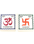 Yaza Life OM Swastik Magnet Combo